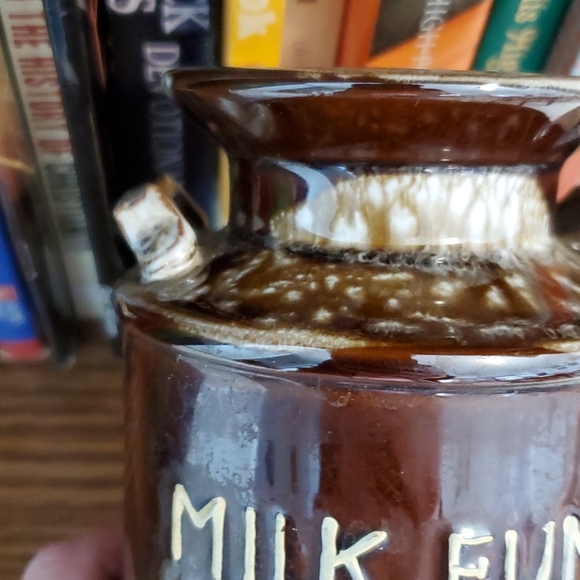 Vintage Money Coin Bank Ceramic Pottery BOHO Savings Decor Primitive Farmhouse - Picture 10 of 16